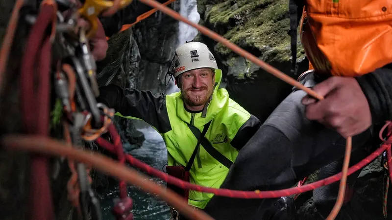 Canyoning trainingsdag in Groningen